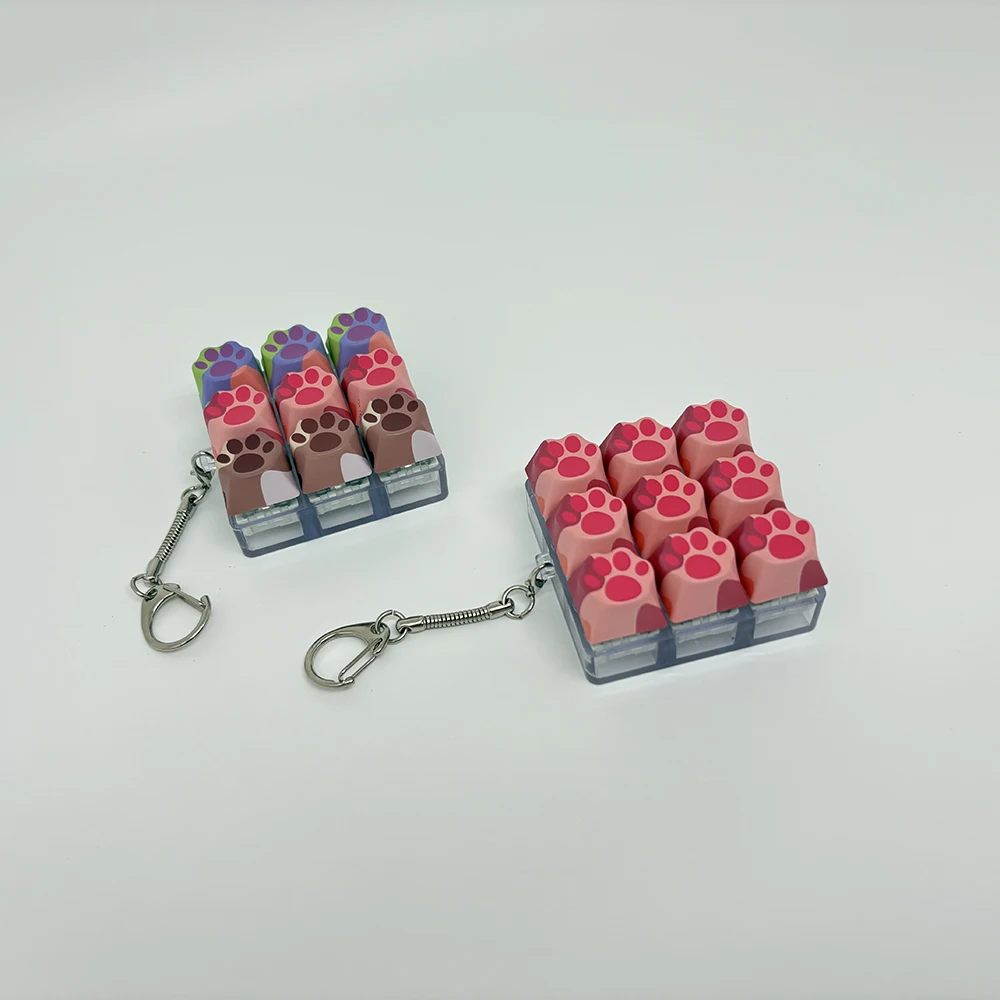 Handy-Anhänger Neuheit langsamer Druck Pop Fidget Schlüsselanhänger Drücken Sie Fingerspitzenspielzeug Niedlicher Kawaii Schlüsselanhänger Tastatur Klopfen – Detail 7