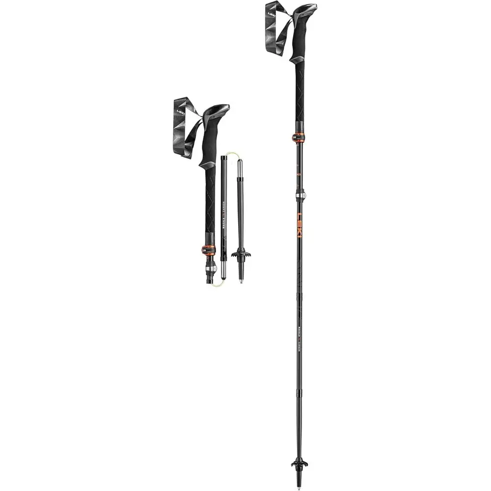 

Collapsible Carbon Fiber Trekking Poles - Lightweight & Portable for Hiking and Walking