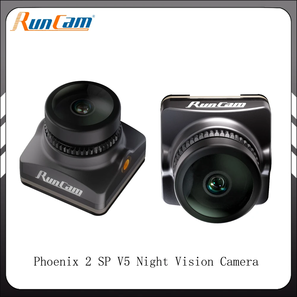 

Камера ночного видения RunCam Phoenix 2 SP V5, переключаемый передаточное число экрана, камера PAL/NTSC 4:3/16:9, для RC FPV Drone
