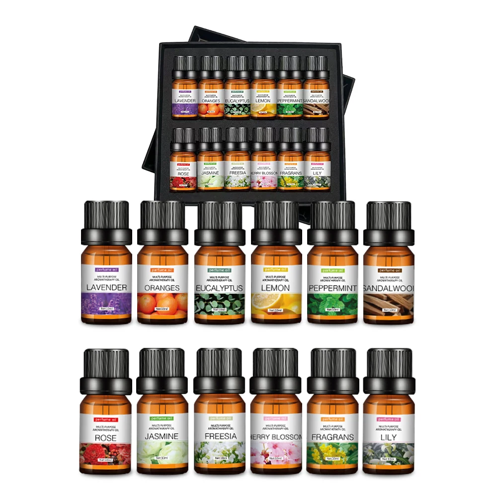 

10ml Natural Plant Essential Oil with Dropper For Diffuser Humidifier Cherry blossom Fragrans Essential Oils.