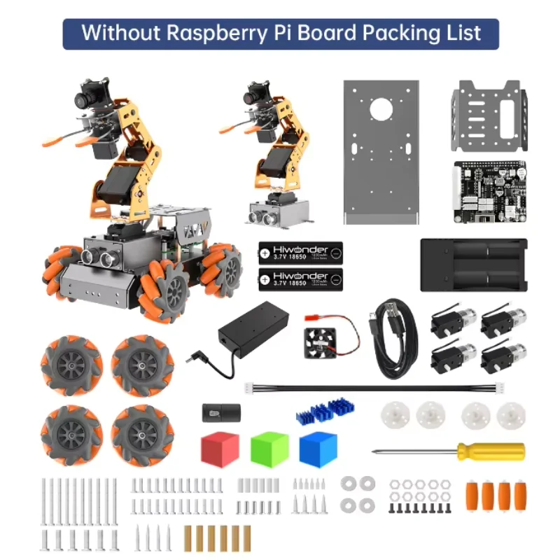 Intelligent Robot Arm Master Pi By Powered By Raspberry Pi Supports Color Sorting With RPi CM4 4GB