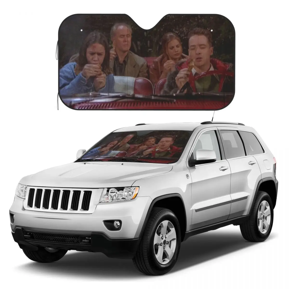 3RD ROCK FROM THE Car Windshield Sunshade Aluminum foil anti ultraviolet sun visor for automobile windshield