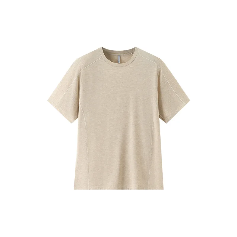 Neuseeland Merino Wolle T-Shirt Herren Sommer Schnelltrocknend Feuchtigkeitsableitend Atmungsaktiv Sportlich Wandern Camping Fitness Kurzarm