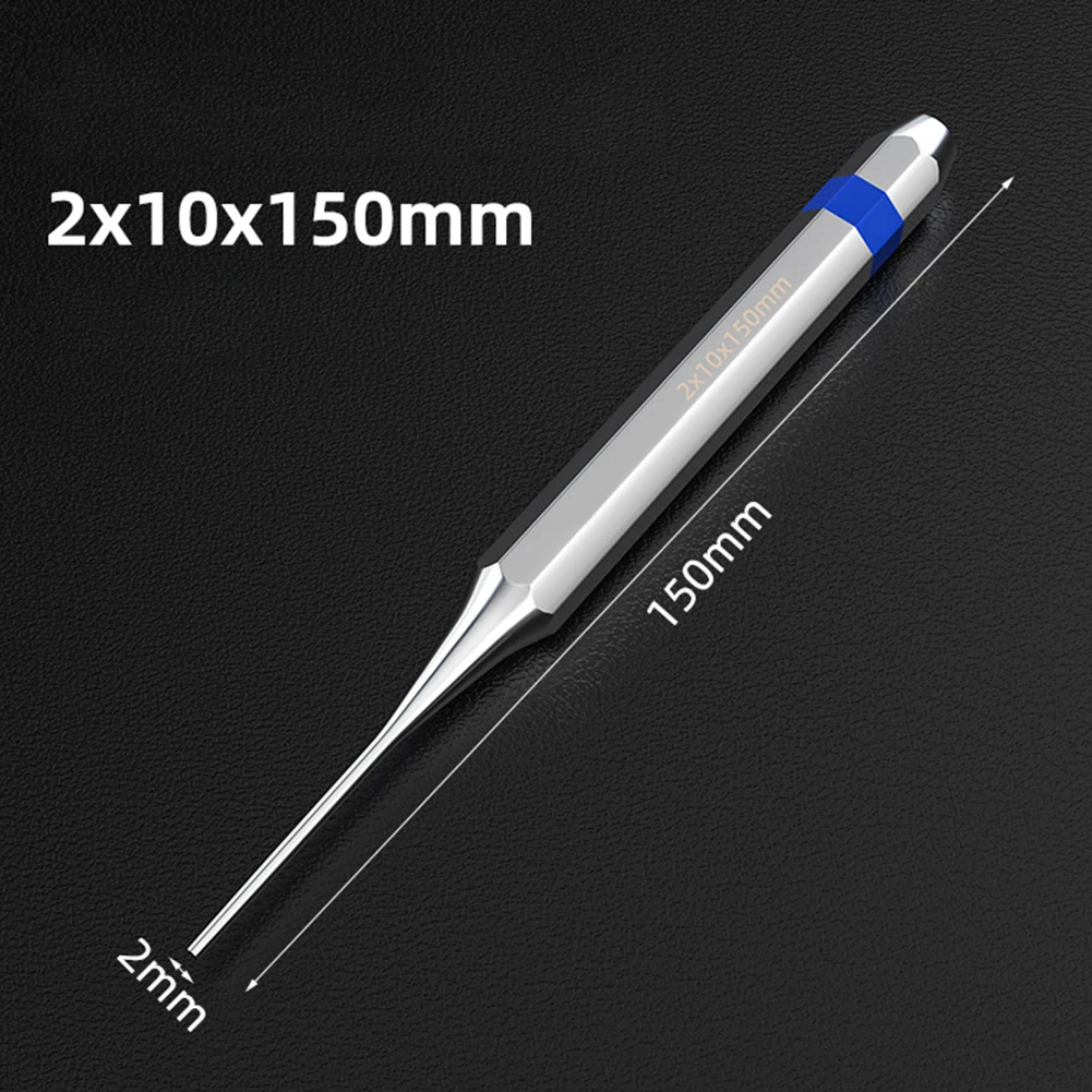 2-8mm Roll Pin Punch Tool Remover Heavy Duty Chisel Hand Cone Punch Watch Repair Molding Manufacturing
