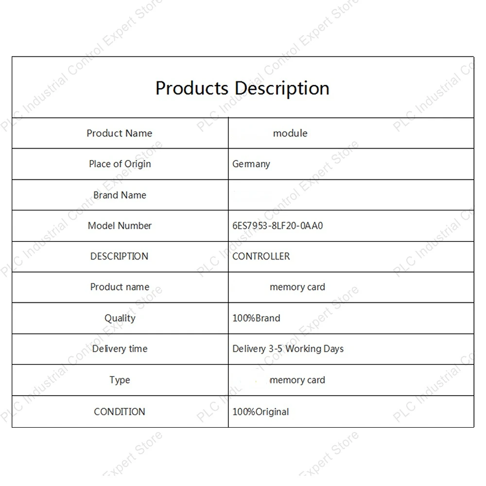 6ES7953-8LF20-0AA0 SIMATIC S7 Micro Memory Card Program Card 6ES7 953-8LF20-0AA0S7-300 Memory Card MMC Card 64k for SIEMENS