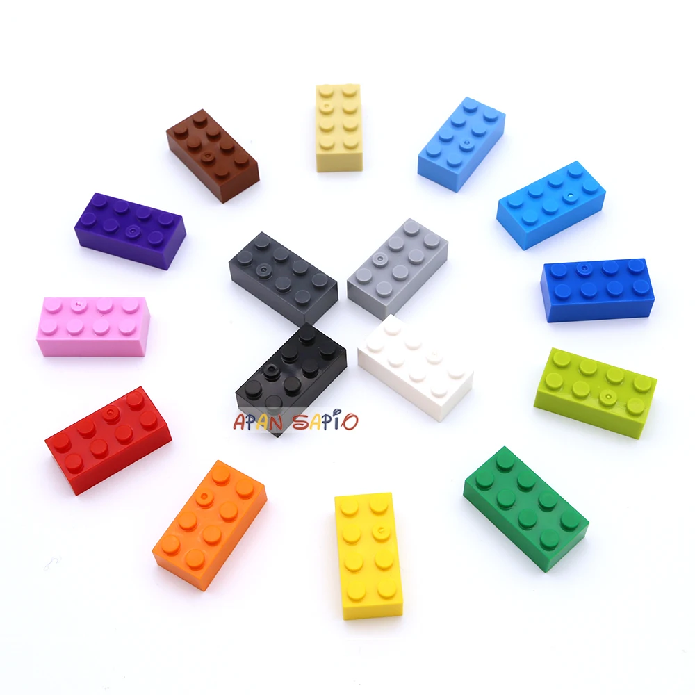 Big Package DIY Building Blocks Thick Bricks Figures Educational Creative Compatible With Toys for Children Kids Birthday Gift