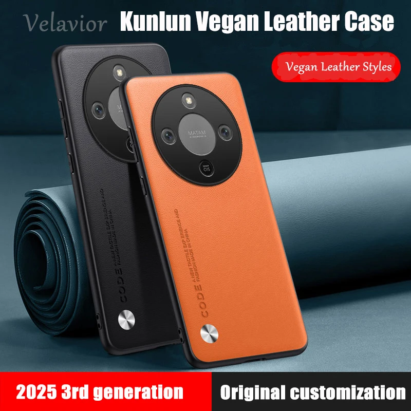 Para honra x70 caso de luxo couro do plutônio capa traseira x70i x60pro x9c silicone à prova de choque proteção completa telefone fundas