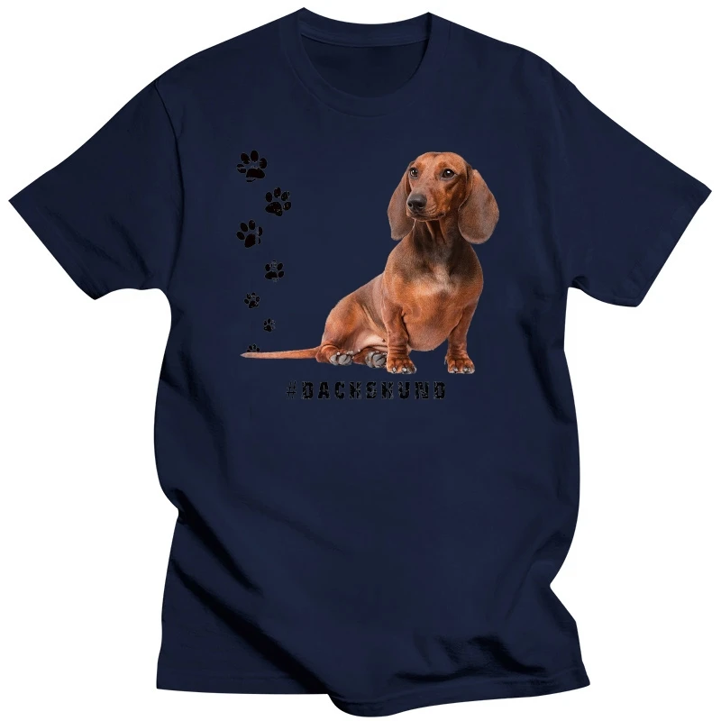 DACHSHUND T Shirt Hashtag Tee Dog Breed Animal Pet Mens Womens Funny Gift Puppy    Cartoon t shirt men Unisex New Fashion tshirt