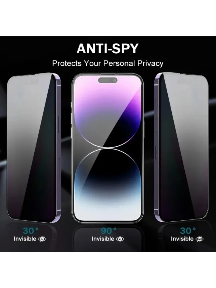 2er-Pack staubfreier Sichtschutz-Displayschutz für iPhone 16 17 15 14 13 12 11 Pro Max 13 12 Mini 11 Pro XR XS Max Folie