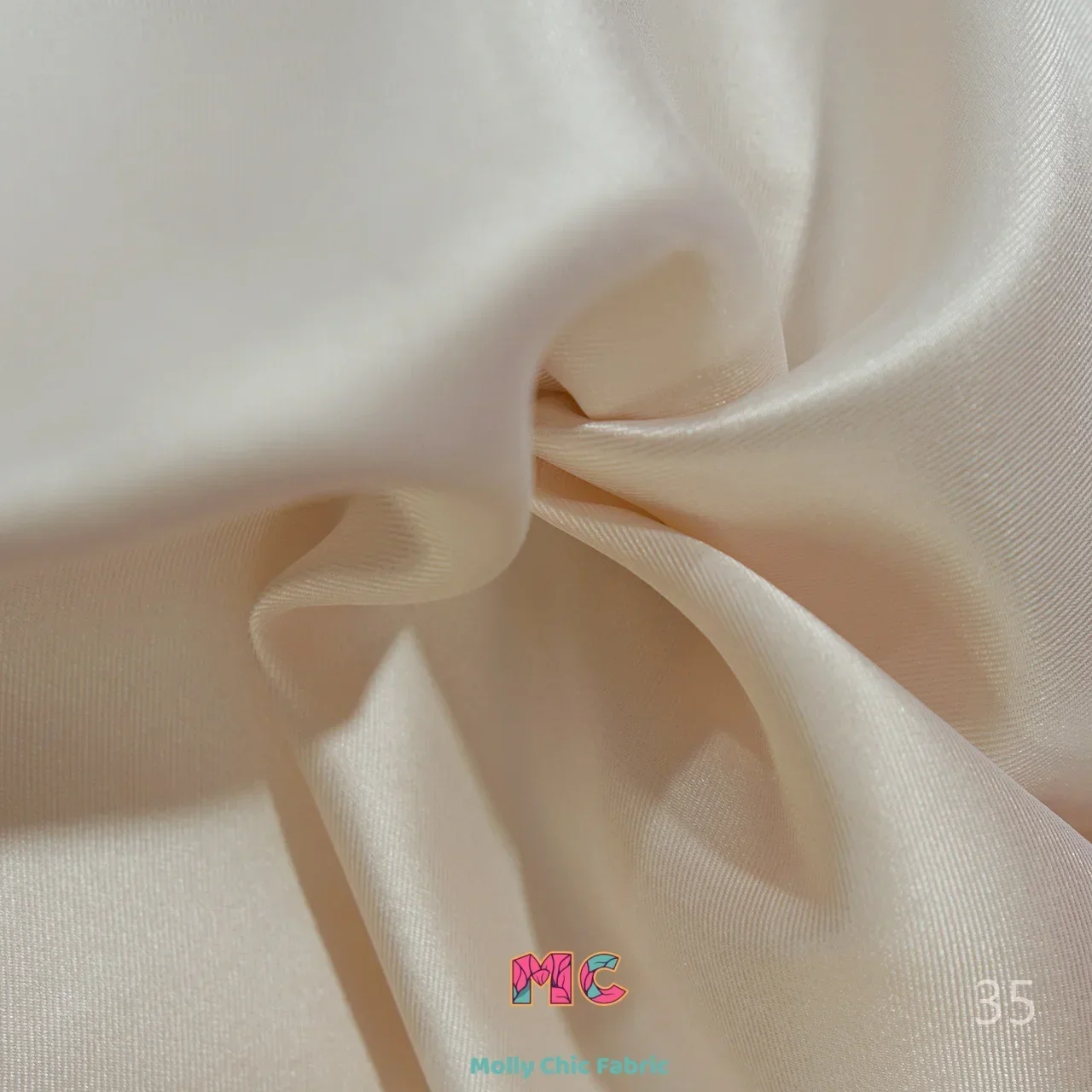 Kain Mikado Twill Satin Tebal Jahitan Berkualitas Tinggi Gaun Pengantin Kustom Gaun Malam Gaun Pesta Kain Fashion DIY Untuk Menjahit