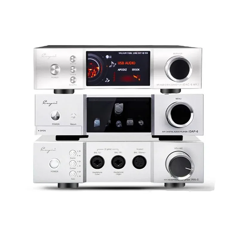 Cayin для iDAP-6 цифровой проигрыватель + iDAC-6MK2 ламповый ЦАП + усилитель для наушников iHA-6 настольная Hi-Fi Hi-Fi игровая система