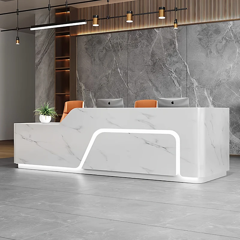 Women's Clothing Store creativity Reception Desk Company lobby Welcome reception counter Elegant balcão de loja office furniture
