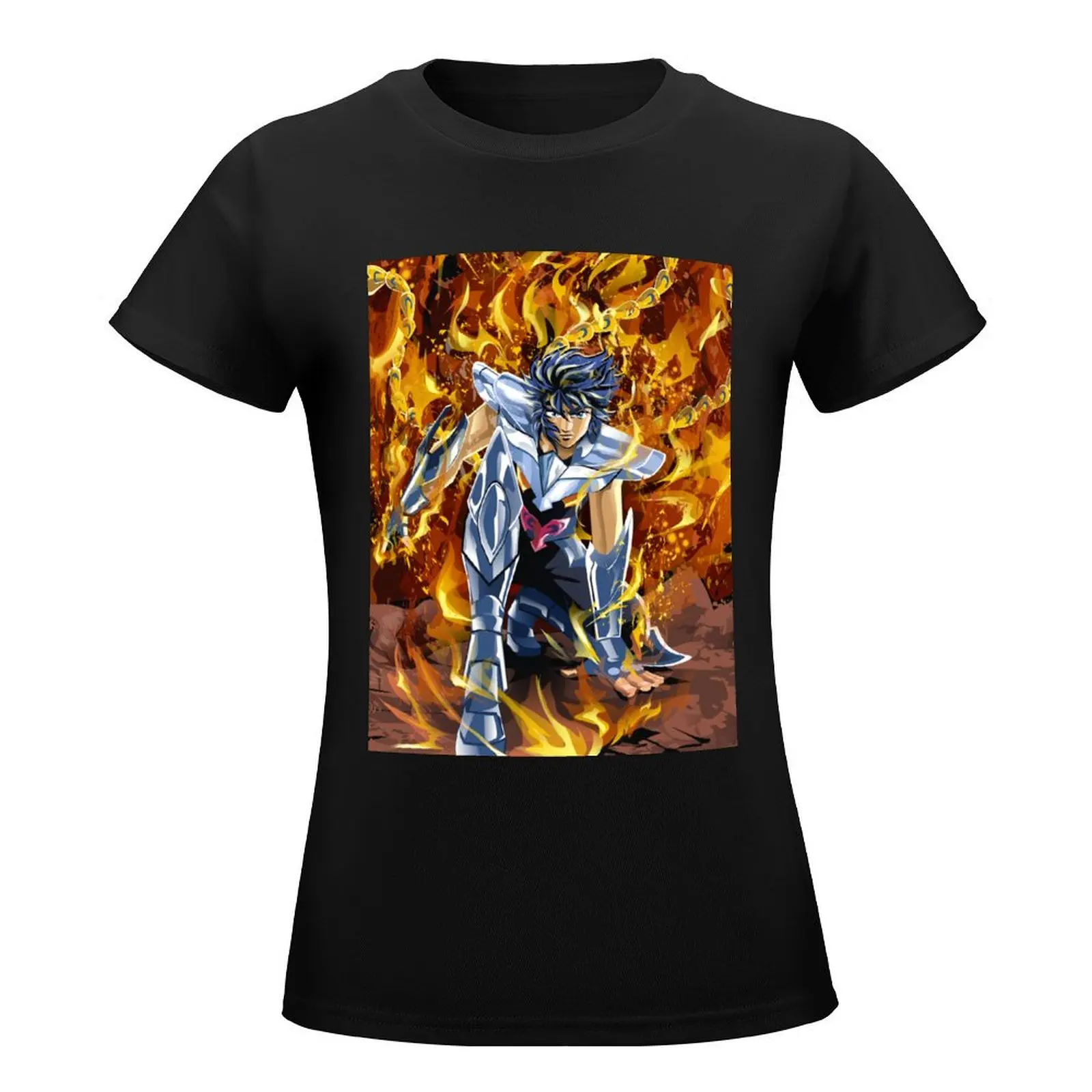 The Rise of Ikki The Phoenix T-Shirt anime clothes oversized kawaii clothes Women t-shirts