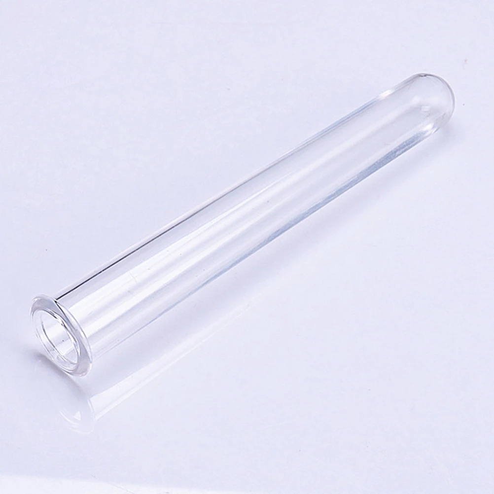 

4pcs 12Cm Acrylic Test Tubes Clear Plastic Party Favors For Wedding Crafts Cocktail Mixing Experiments Storage Teaching