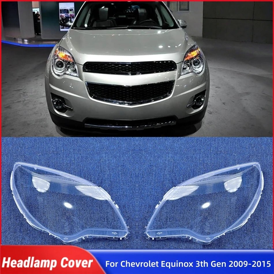 

Для Chevrolet Equinox 3-го поколения 2009 2010 2011 2012 2013 2014 2015 автомобильные аксессуары для автомобилей абажуры лампа фары крышка лампы
