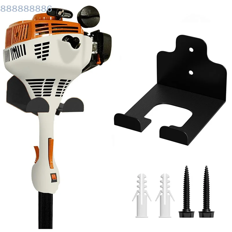 [B]Garage Organizer Trimmer Rack Garden Power Tool Hanger Weed Whackers Holder Wall Mounted For Grass Trimmer Hedge Garden Tools
