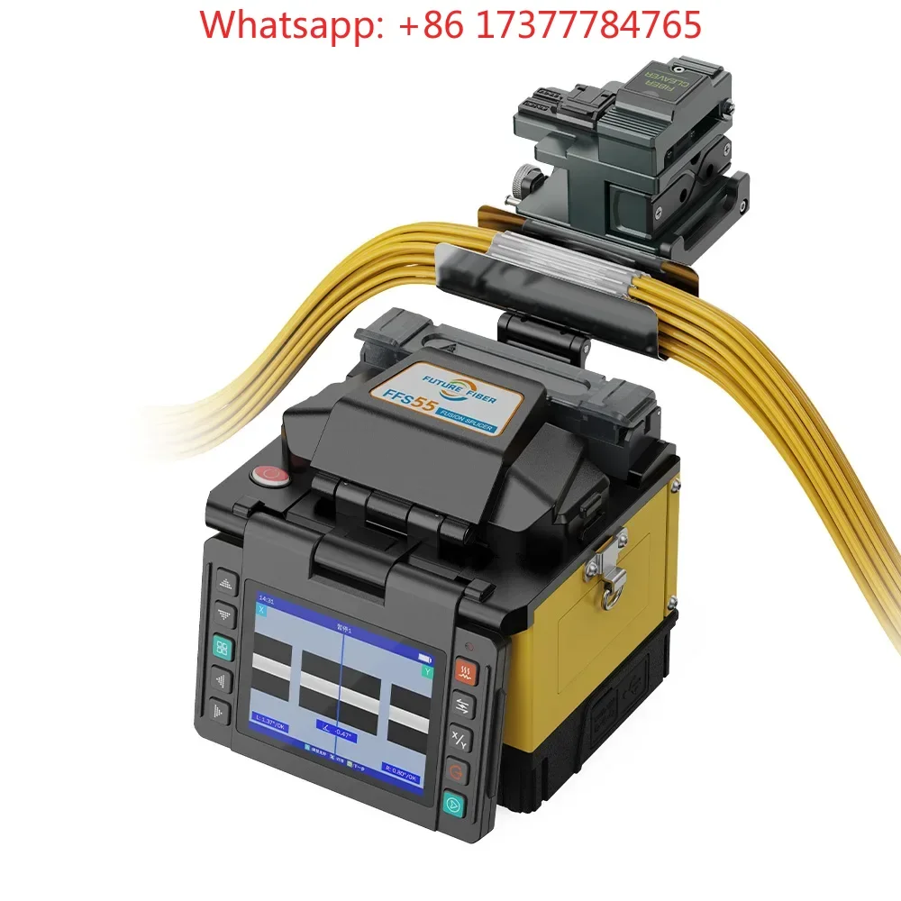 FTTH Optical Welding Machine Mini Fiber Fusion Splicer Automatic FFS55 Splicing Tool