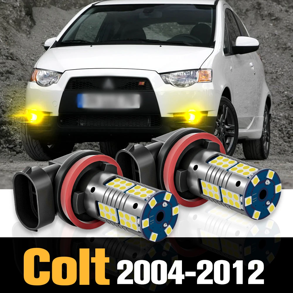 

2pcs Canbus LED Fog Light Lamp Accessories For Mitsubishi Colt 2004-2012 2005 2006 2007 2008 2009 2010 2011