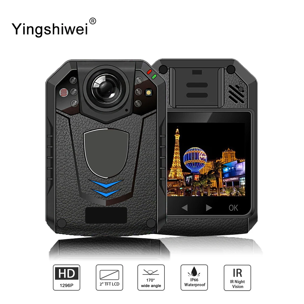 

Yingshiwei F3 1296P HD Motion Detection Bodycam Video Recording Security Surveillance Hidden Mini Wireless Police Body Camera