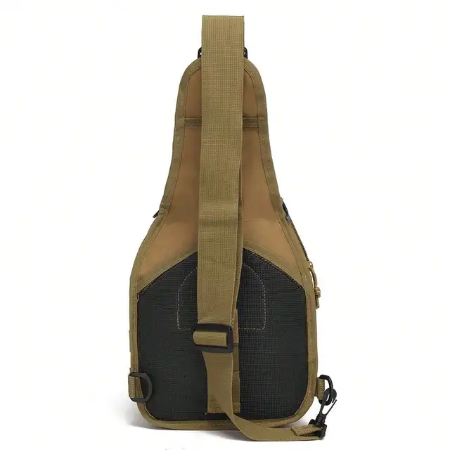 Men's Outdoor MOLLE Chest Bag Camo Shoulder Bag Sling Backpack Oxford Mountain Climbing Camping Fishing Trekking Chest Pack 6 Men's Outdoor MOLLE Chest Bag Camo Shoulder Bag Sling Backpack Oxford Mountain Climbing Camping Fishing Trekking Chest – view 6