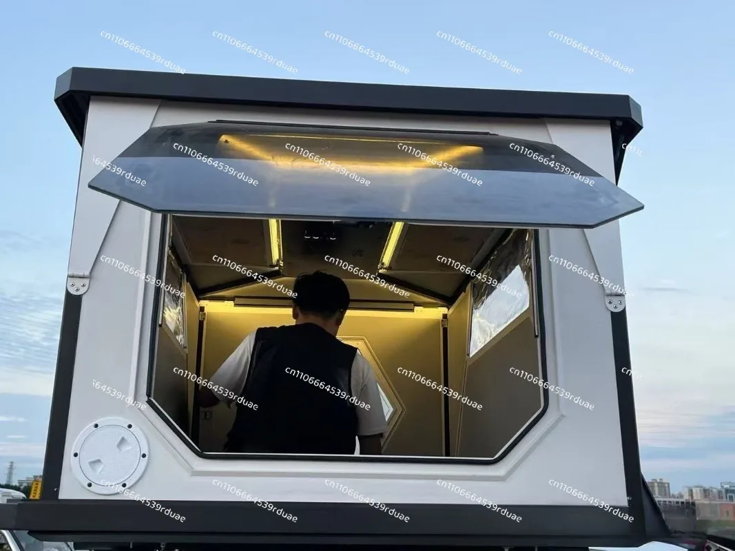 New Aluminum Roof Tent Top Hard Shell Outdoor Camping Roof Hard Shell Car Tent for Sale Glamping Tent