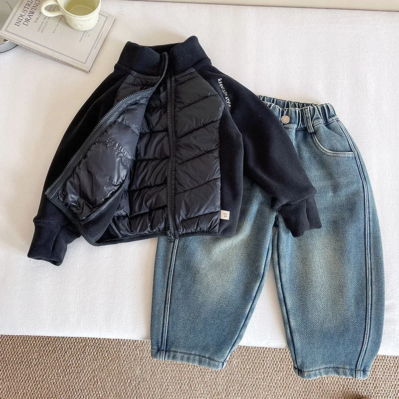 

Детская одежда, зимние пальто, новые легкие пуховики с перекрещенными планками в корейском стиле, зимняя теплая верхняя одежда для мальчиков и девочек