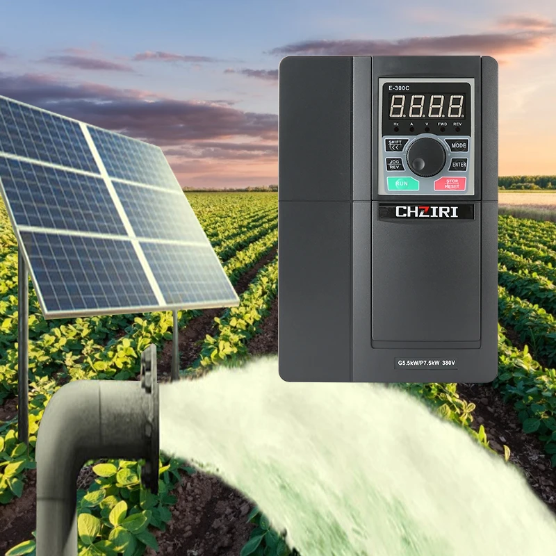 vfor Water Pump Single & Three Phase Power75kw Variable Frequency Drive Converter Solar Inverter 400v Ac Motor Drive