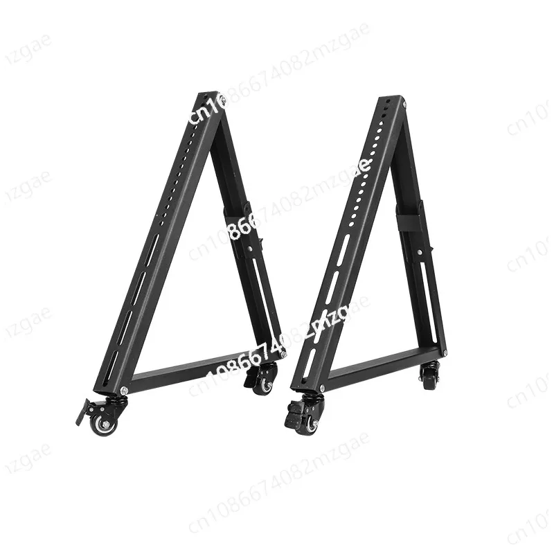 32-65 Inch Low Height TV Stand Movable Tripod Stage Screen Cart Cold-rolled Sheet Material Suitable for Flat Screen TVs view 4