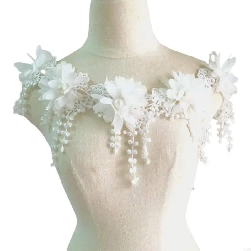 

MXMB Tassels Lace Creative Sewing and Crafting Flower Trim Decorative Trimming for Fashion and Home Projects
