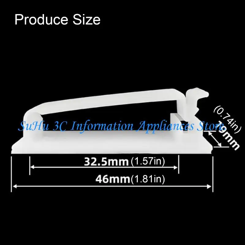  10Pcs Cable Holder Management Wire Holder Flexible USB Cable Winder Tidy