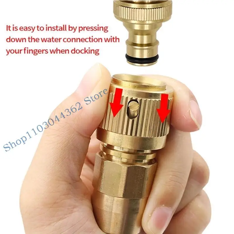 

A3PA 2PCS Brass Water Showlors Простые в использовании для эффективного садового орошения