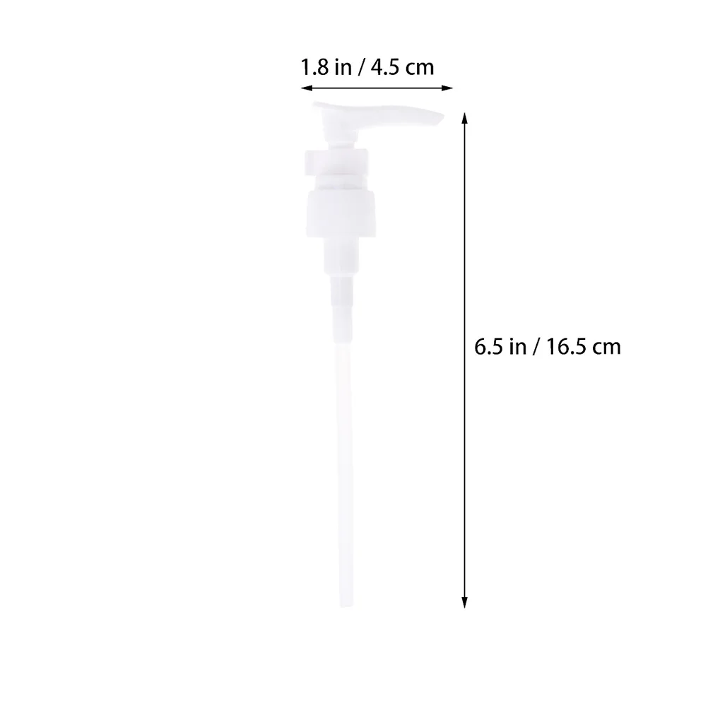 

15Pcs Plastic PP Pump Heads Durable White Replacement Bottle Pump Tops for Soap Dispenser Lotion Shampoo Emulsion High Viscosity