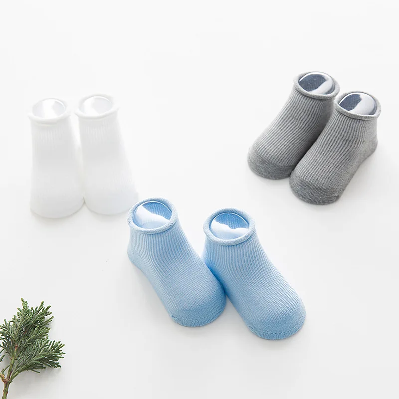 Chaussettes d'été à l'offre elles anti-dérapantes en caoutchouc pour bébé garçon et fille, accessoire de sol pour enfant en bas âge, 6 paires par lot