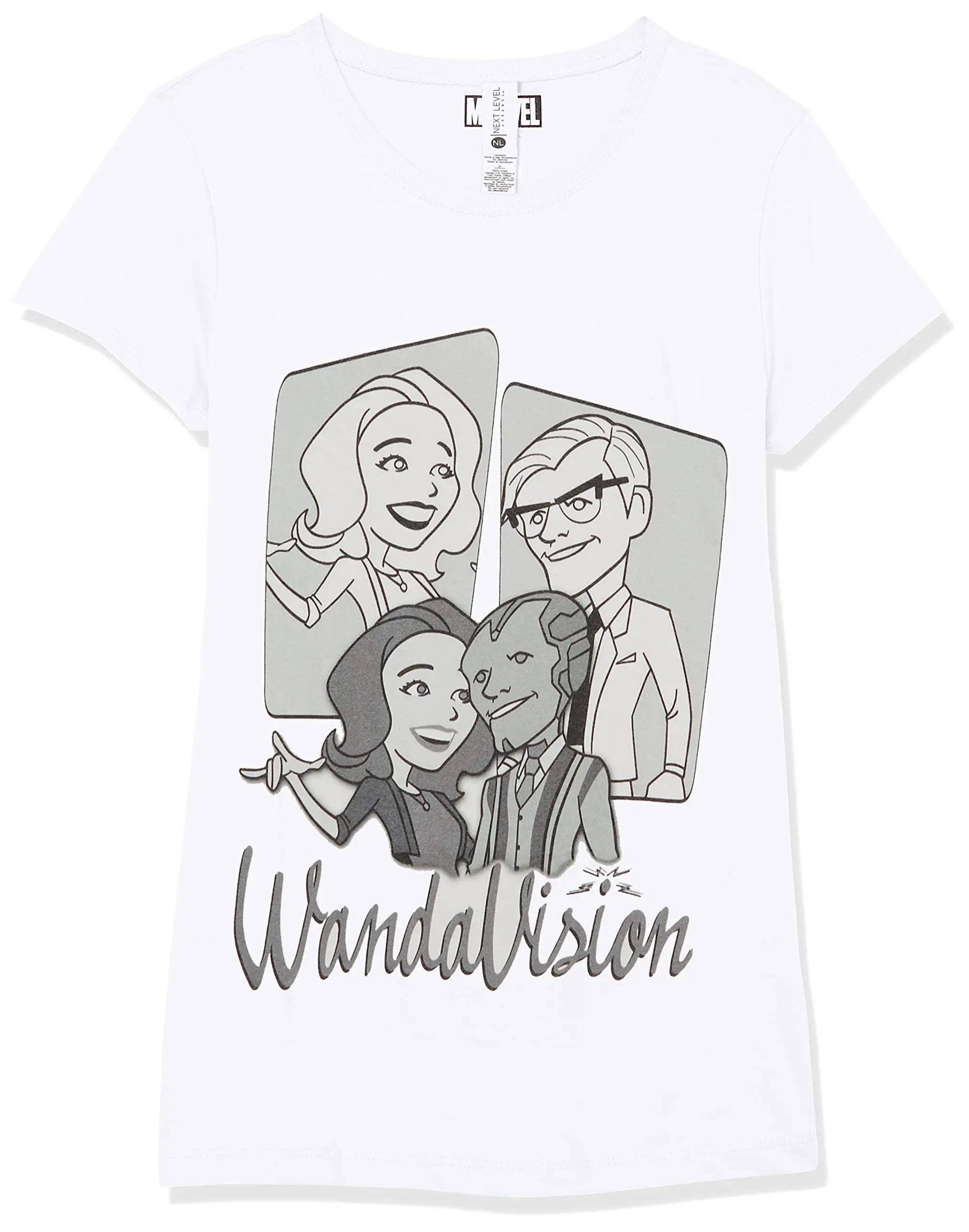 

Girl's Wandavision Character Panels T-Shirt