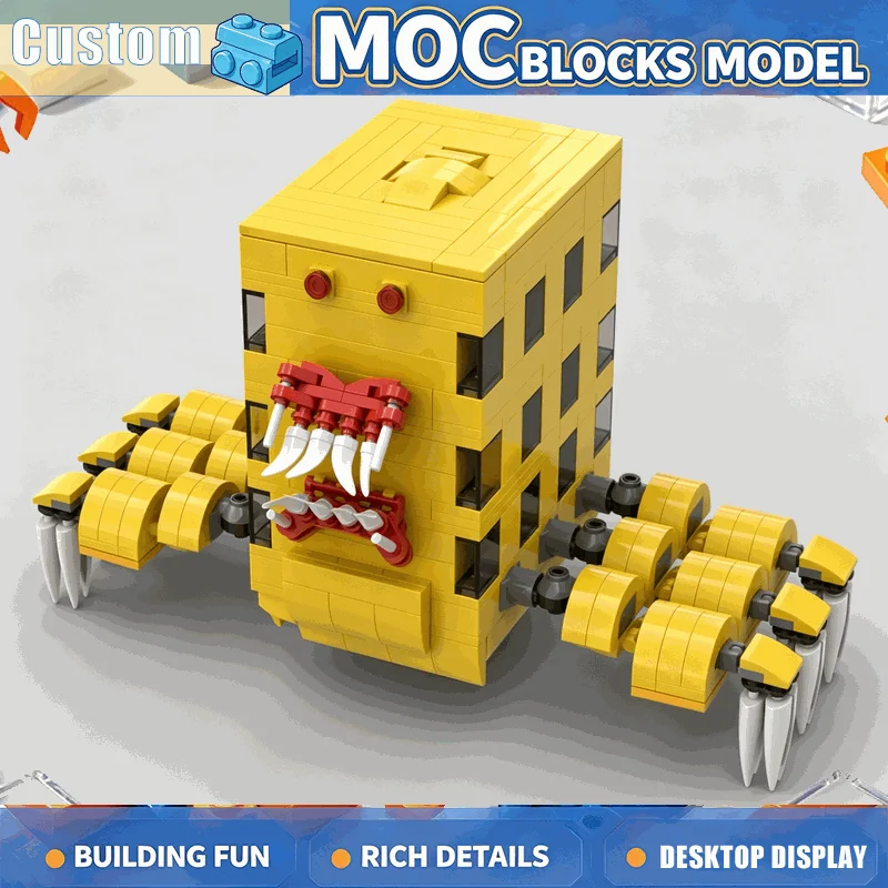 NEW 608PCS MOC Biting Bus Model Building Blocks Creative Vehicle Custom Puzzle DIY Assembly Toy Popular Collection Dispiay Gift