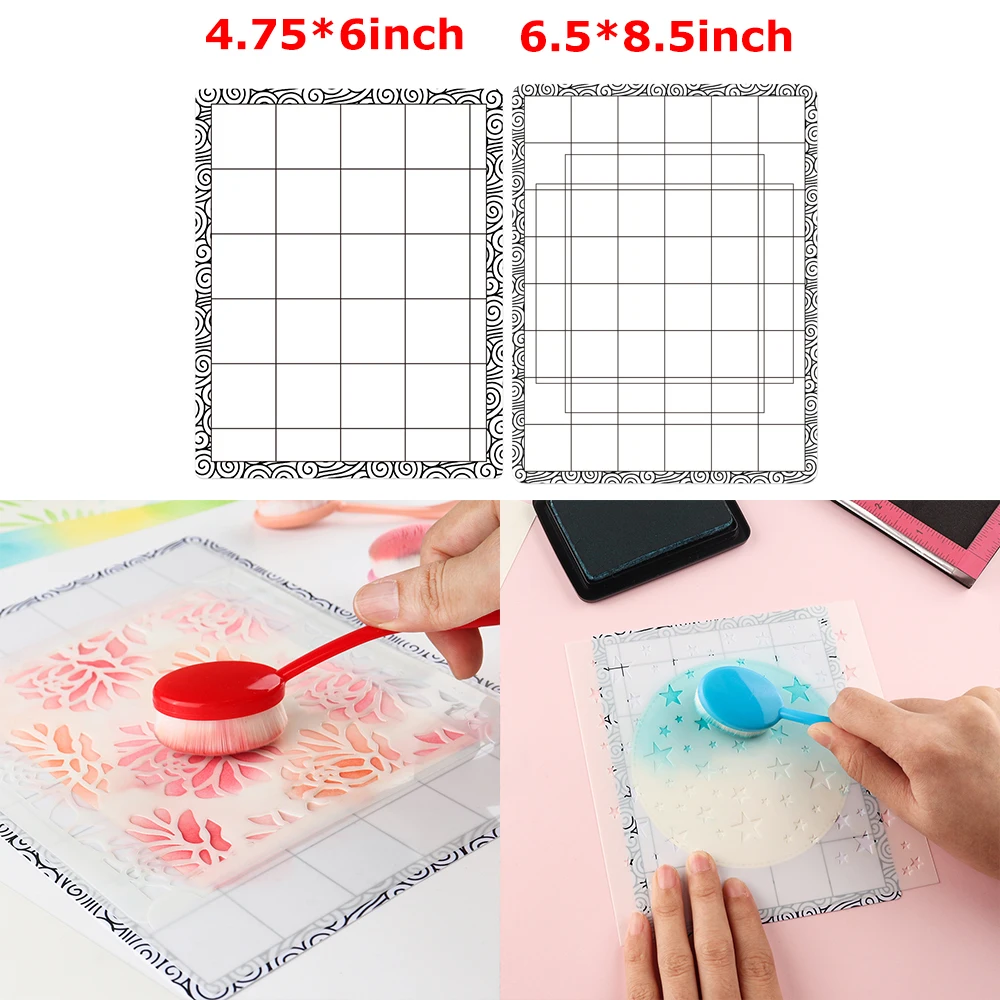 Multifunktionale Low-Stick-Matte/Stick- und Stempelmatte, Low Tack für DIY-Positionierungsbuchstaben, gestanzte Tinte, Mischpapier, Kartenbasteln