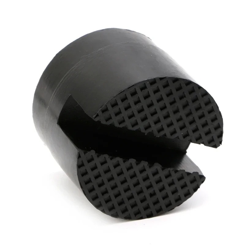 Floor Slotted Car Rubber Pad Frame Protector Adapter Jacking Disk Pad Tool