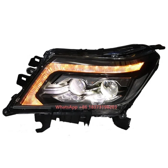 Full Car LED Front LED Lamps Pickup Trucks Headlights Projector Car Headlights for Navara Frontier NP300