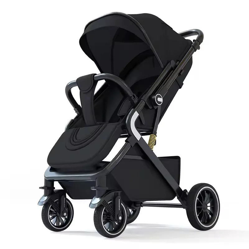 

Baby Stroller Can Sit or Lie Down Super Lightweight Portable Folding Umbrella Cart Four-wheel Children's Stroller Baby Stroller