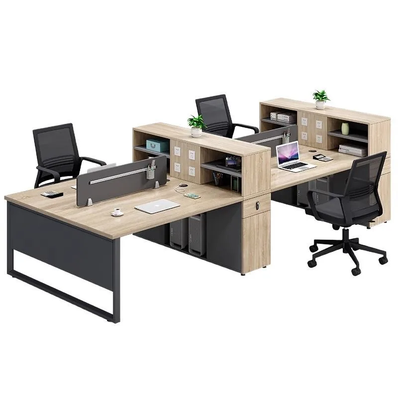 

Desk staff double 4 people 6 people staff card seat finance office desk office desk and chair combination