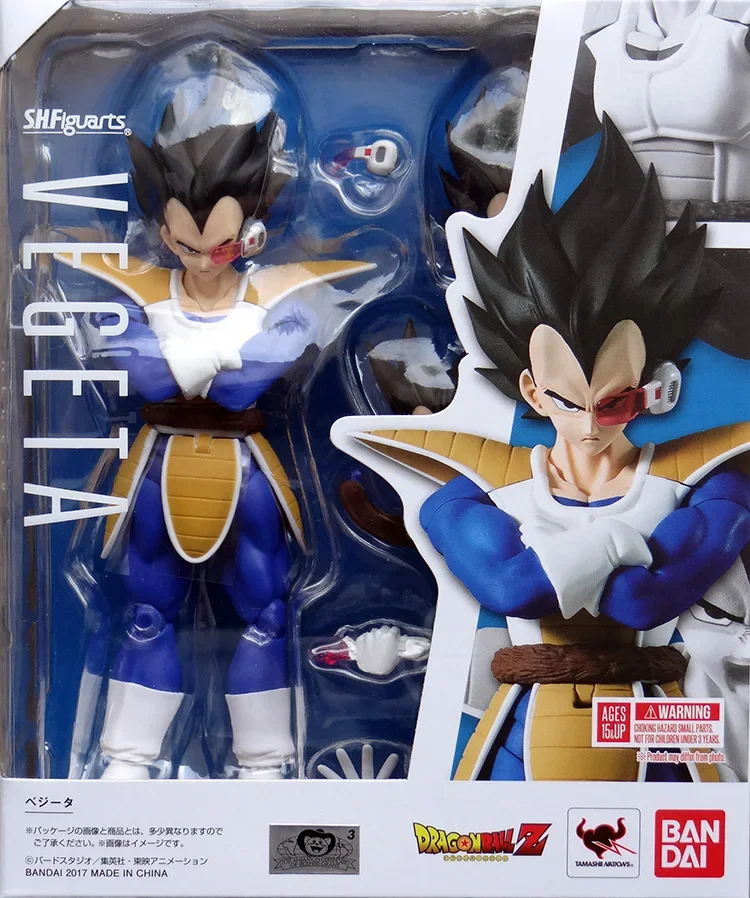 In magazzino BANDAI Originale Anime SHF Dragon Ball Z Super Black Vegeta 2.0 Action Figures Giocattoli Figurine Modello Bambola Giocattoli Regalo per bambini