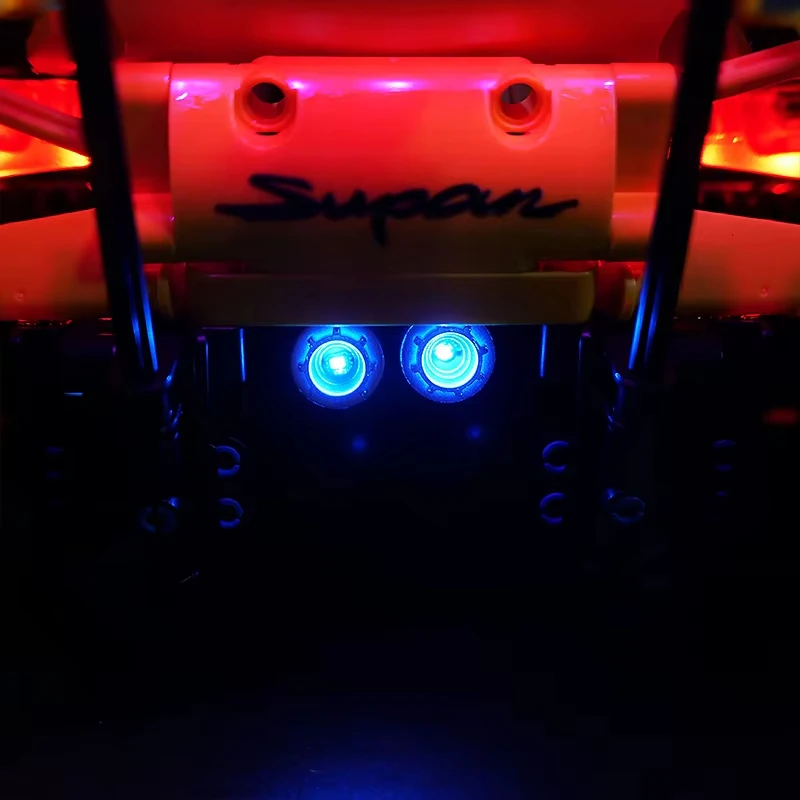 DIY RC LED Light Kit For LEGO 10249 Technical Sports Car   (Only LED Light,Without Blocks Model)