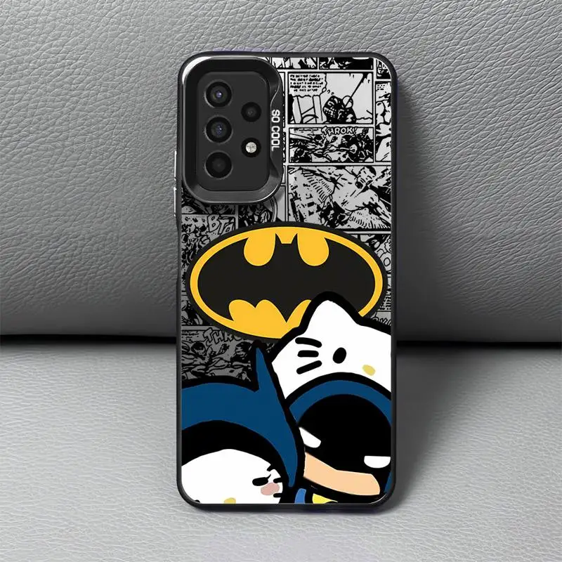 AF6714_B-Batman Hero Logo Phone Case for Galaxy A12 A13 A14 A23 A32 A71 4G 5G A22 5G A24 4G A33 5G A34 5G A35 5G Matte