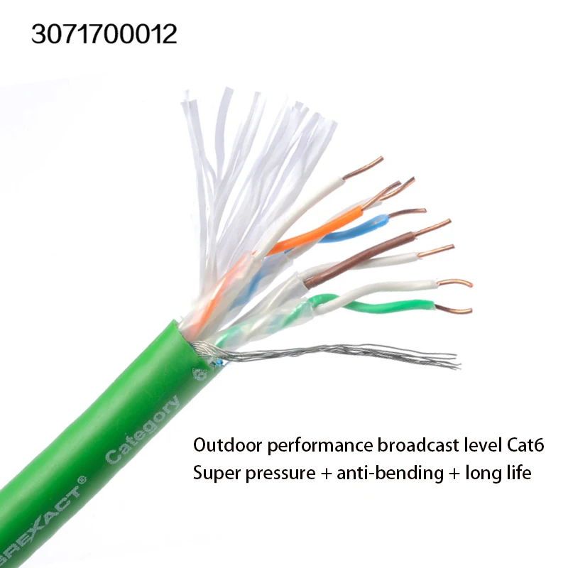 CAT6 Super Category 6Network Cable MADI/AES50 Outdoor CAT6 Heavy Duty Network Cable Digital Mixer & Console Data Transmission