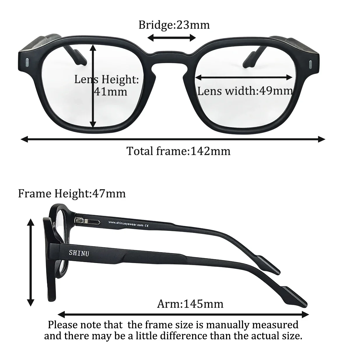SHINU Progressive Multifocal Photochromic Adaptive Lenses Glasses for Reading Computer and Distance Vision No-line Progressive