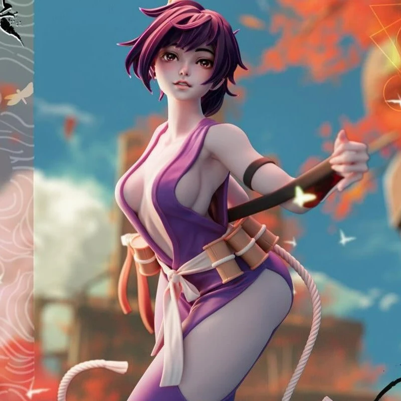 3 Styles Game Character 6066 YUZURIHA NSFW 3D Printing Unassembled Unpainted Custom Jigsaw Puzzle GK Figure Model Kit T_0142