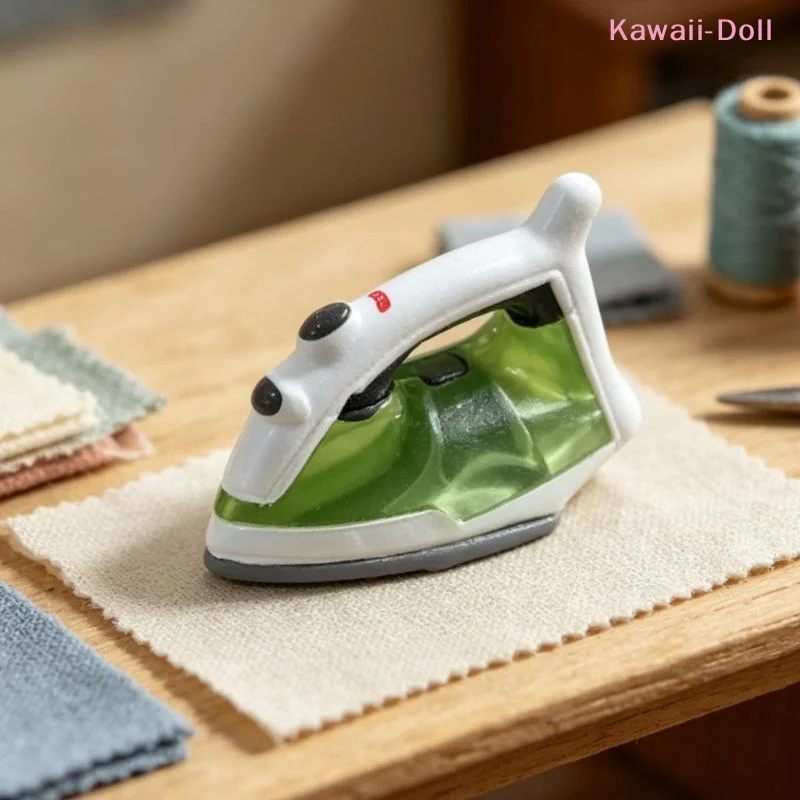 [DO] Mini Ferro de Passar a Vapor para Casa de Bonecas 1/12, Acessórios em Miniatura para Decoração de Casas de Bonecas, Ornamentos para Modelos de Moradias[DO]