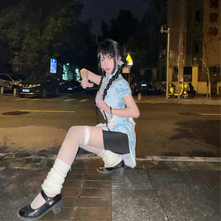 Nowy chiński strój Sle Dr loween Cisas Cosplay orm Soft Girl Maid Skirt ort na co dzień