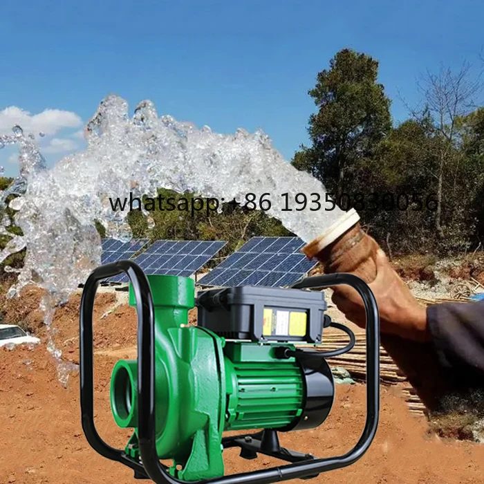 

"2HP Solar-Powered Centrifugal Pump for Agriculture Irrigation 1500W 110V Submersible"