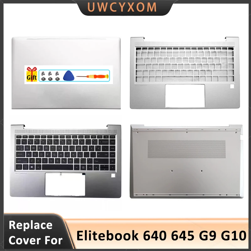 

New Cover For Elitebook 640 645 G9 G10 Laptop LCD Rear Cover/Palm Pad/Keyboard/Bottom Cover/Top Cover Silver